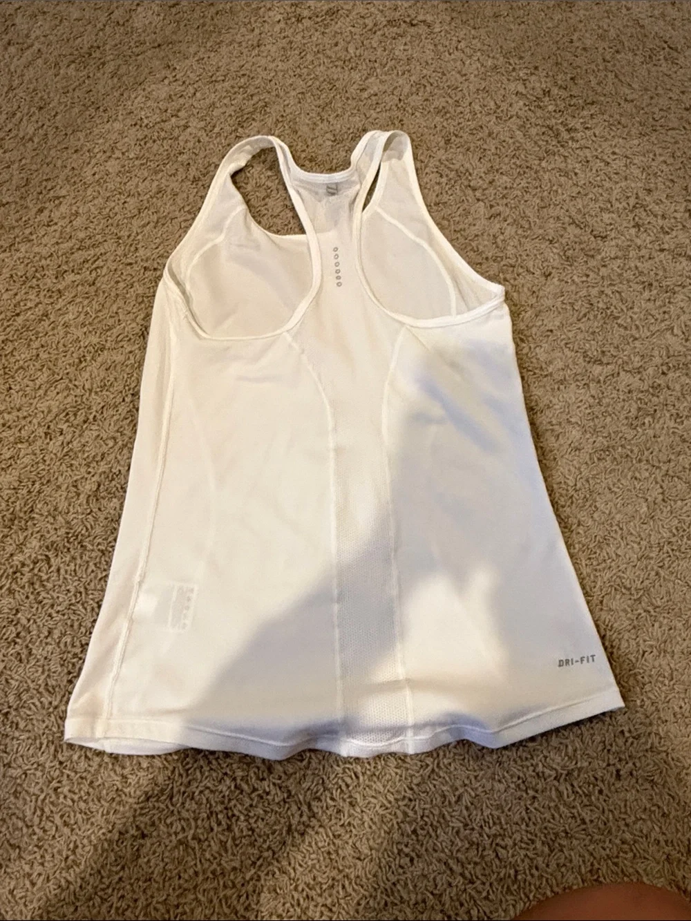 Nike White Women's Racerback Performance Tank